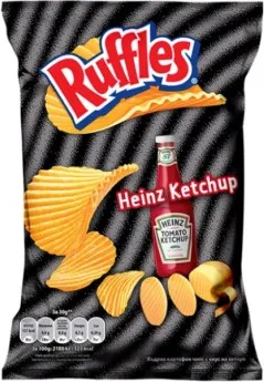 ЧИПС РАФЪЛС КЕТЧУП 140ГР/ CHIPS RUFFLES KETCHUP 155GR