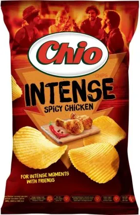 ЧИО ЧИПС ПИКАНТНО ПИЛЕ 135ГР/ CHII CHIPS SPICY CHICKEN 135GR