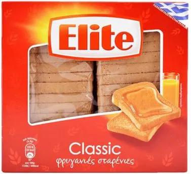 СУХАР ЕЛИТ ПШЕНИЧЕН 250ГР/ ELITE WEAT TOAST