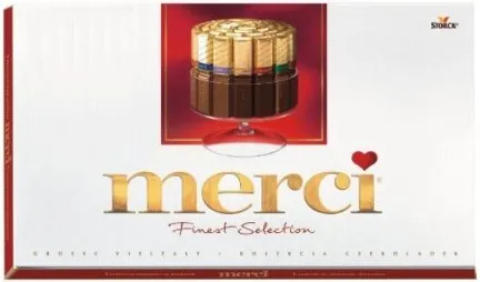 БОНБОНИ МЕРСИ 400ГР/ CANDIES MERCI 400GR