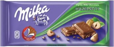 МИЛКА ТРОШЕН ЛЕШНИК 100ГР/ MILKA HAZELNUSS 100GR