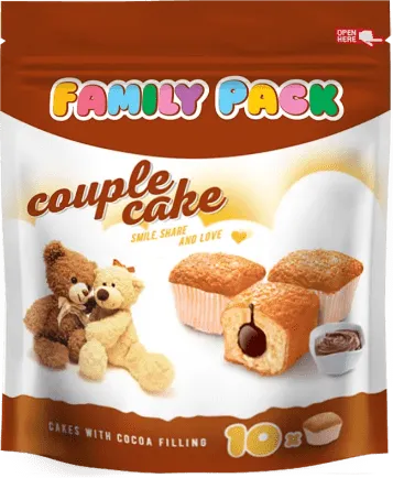 КАПЪЛ КЕЙК ФЕМИЛИ КАКАО 200ГР / COUPLE CAKE FAMILY PACK COCOA 200GR