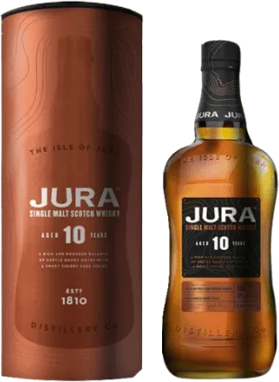 УИСКИ ДЖУРА 10Г. СИНГЪЛ МАЛЦ 40% 0.7Л/ JURA 10 YO
