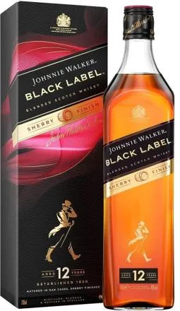 УИСКИ ДЖОНИ УОКЪР БЛЕК ЛЕЙБЪЛ ШЕРИ ФИНИШ 0,7Л / WHISKEY JOHNNIE WALKER BLACK LABEL SHERRY FINISH 0,7L