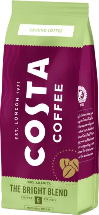 КАФЕ 6 КОСТА МЛЯНО 100% АРАБИКА 200ГР/ COFFEE 6 COSTA GRINDED 100% ARABICA 200GR