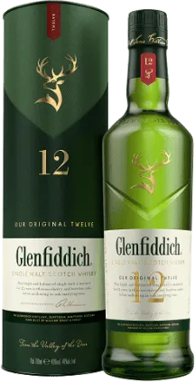 УИСКИ ГЛЕНФИДИХ 12Г 1Л / WHISKEY GLENFIDDICH 12YO 1L