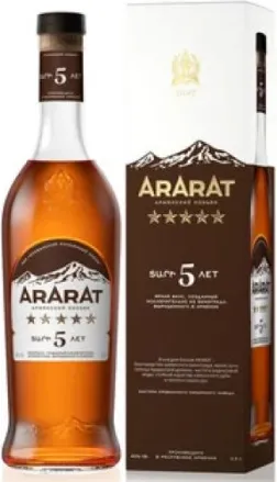 БРЕНДИ АРАРАТ 5Г. 0,7Л/ BRANDY ARARAT 5G. 0,7L