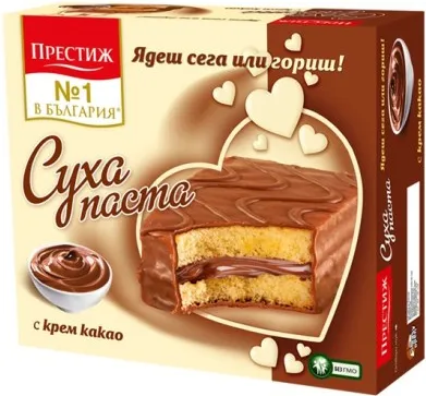 С.П. ПРЕСТИЖ КРЕМ КАКАО 300ГР/ DRY CAKE PRESTIGE COCOA CREAM 300GR