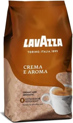 КАФЕ ЛАВАЦА КРЕМА АРОМА 1КГ/ COFFEE LAVAZZA CREMA AROMA 1KG