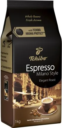 КАФЕ TCHIBO ESPRESO MILANO 1КГ / COFFEE TCHIBO ESPRESSO MILANO 1KG