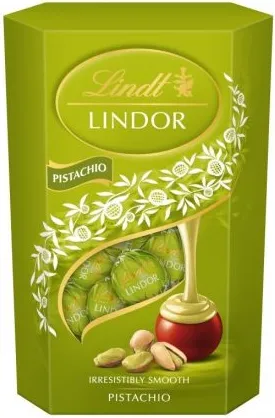 БОНБОНИ ЛИНД КОРНЕТ ПИСТАЧИО 200ГР ЗЕЛЕН/ CANDIES LINDT CORNET PISTACHIO 200GR GREEN