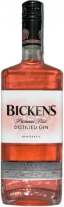 ДЖИН БИКЕНС РОЗОВ ГРЕЙПФРУТ 0,7Л / GIN BICKENS PINK GRAPEFRUIT 7L