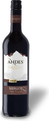 ВИНО АНДИ МЕРЛО 0.75Л/ WINE ANDES MERLOT 0,75L