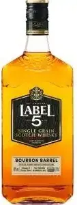 УИСКИ ЛЕЙБЪЛ 5 БЪРБ. КАСК 0,7Л / WHISKEY LABEL 5 BOURBON CASK 0,7L