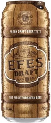 БИРА ЕФЕС ДРАФТ 0.500 КЕН / BEER EFES DRAFT 0,5 KEN