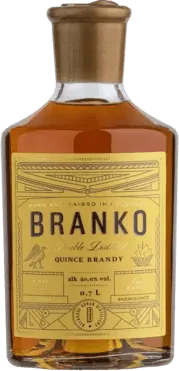 РАКИЯ СРЪБСКА БРАНКО ПРЕМИУМ ДЮЛЕВА 0,7Л / BRANDY  SERBIAN BRANКO PREMIUM QUINCE 0,7L