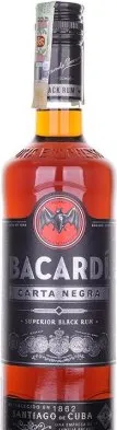 РОМ БАКАРДИ ТЪМЕН 0.7Л/ RUM BACARDI DARK 0,7L