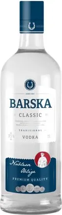 ВОДКА БАРСКА КЛАСИК 1Л/ VODKA BARSKA CLASSIC 1L