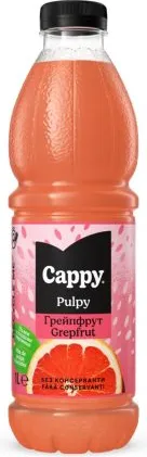 СОК КАПИ ГРЕЙПФРУТ ПУЛПИ 1Л / JUICE CAPPY GRAPEFRUIT PULPY 1L