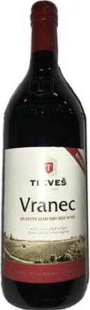 ВИНО ТИКВЕШ ВРАНЕЦ ЧЕРВЕНО 1Л/ WINE TIKVES VRANEC RED 1L