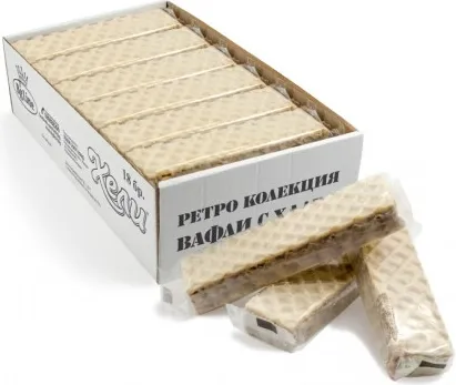 ВАФЛА ХЕЛИ РЕТРО С БЯЛА ГЛАЗУРА/ WAFFLE HELLY RETRO WITH WHITE GLAZING