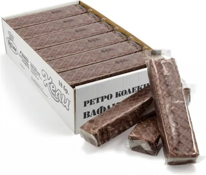 ВАФЛА ХЕЛИ РЕТРО С КАФЯВА ГЛАЗУРА/ WAFFLE HELLY RETRO WITH BROWN GLAZING