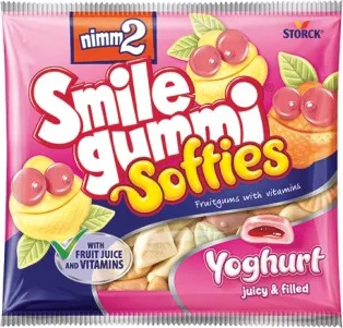 Бонбони Смайлгъми софти йогурт 90 гр/ JELLYBONS SMILEGUMMI SOFT YOGHURT 90GR