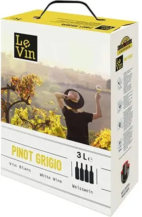 ВИНО ЛЕ ВИН ПИНО ГРИДЖО 3Л/ WINE LE VIN PINOT GRIGIO 3L