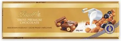 ЛИНД СТАФИДИ И ЛЕШНИК 300ГР/ LINDT RAISIN AND HAZELNUT 300ГР