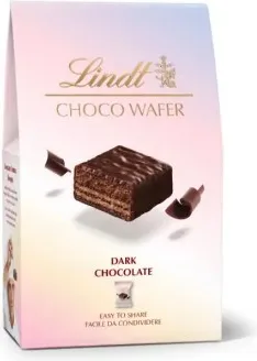 ЛИНД ВАФЛА ТЪМЕН Ш-Д 130ГР / LINDT WAFER DARK CHOCOLATE 130GR