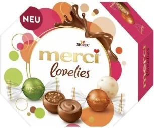 Б-НИ МЕРСИ ЛАВЛИС КЛАСИК 185ГР / CHOCOLATES MERCI LOVELIES CLASSIC 185GR