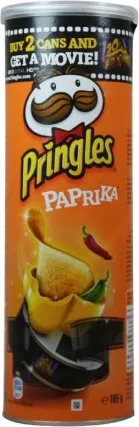 ЧИПС ПРИНГЪЛС ПАПРИКА 165ГР/ CHIPS PRINGLES PAPRIKA 165GR