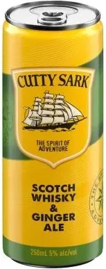 КОКТЕЙЛ КЪТИ САРК ДЖИНДЖЪР ЕЙЛ КЕН 250МЛ