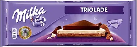 ШОКОЛАД МИЛКА ГОЛЯМ ТРИОЛЕЙД 300ГР/ MILKA BIG CHOCOLATE TRIOLADE 300GR