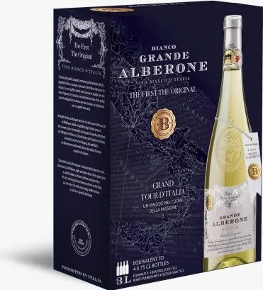 ВИНО ГРАНДЕ АЛБЕРОНЕ БЯЛО 3Л.