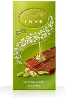 Ш-Д ЛИНД ЛИНДОР ПИСТАЧИО 100ГР / CHOCOLATE LINDT LINDOR PISTACHIO 100GR