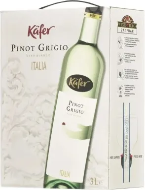 ВИНО КАФЕР ПИНО ГРИДЖО 3Л / WINE KAFER PINOT GRIGIO 3L