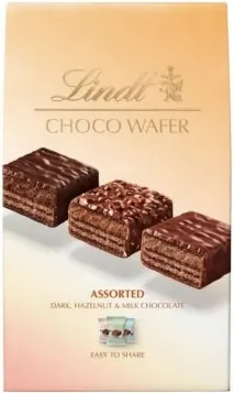 ЛИНД ВАФЛА АСОРТИ 138ГР / LINDT WAFER ASORTED 138GR