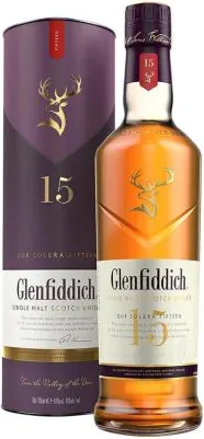 УИСКИ ГЛЕНФИДИХ 15Г 0,7Л / WHISKEY GLENFIDDICH 15YO 0,7L