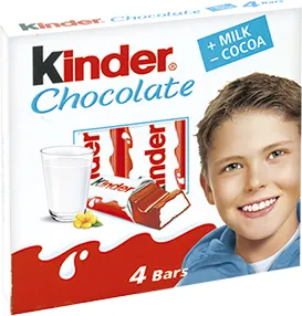 ШОКОЛАД КИНДЕР МАЛЪК 4БР/ CHOCOLATE KINDER KIDS MINI 4