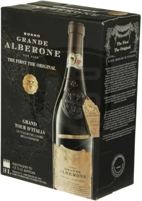 ВИНО ГРАНДЕ АЛБЕРОНЕ ЧЕРВЕНО 3Л / WINE GRANDE ALBERONE RED 3L