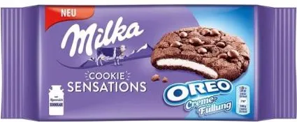 БИСКВИТИ МИЛКА КУКИС ОРЕО КРЕМ 156ГР/ BISCUITS MILKA COOKIES OREO CREAM 156GR