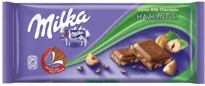 МИЛКА ТРОШЕН ЛЕШНИК 100ГР/ MILKA HAZELNUSS 100GR