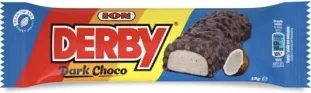 ДЕСЕРТ ДЕРБИ МЛЕЧЕН С КРИСПИ И КОКОС 38ГР / DESSERT DERBY MILK WITH CRISPS AND COCONUT 38GR