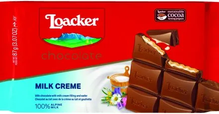 ШОКОЛАД ЛОАКЕР МИЛК 87ГР/ LOAKER CHOCOLATE MILK 87GR