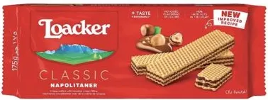 ЛОАКЕР ВАФЛИ НЕАПОЛИТАНЕР 175ГР / LOACKER WAFER NAPOLITANER 175GR