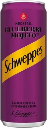 ШВЕПС БЛУ.МОХИТО КЕН 0,330Л / SCHWEPPS BLUEBERRY MOJITO CAN 0,330L