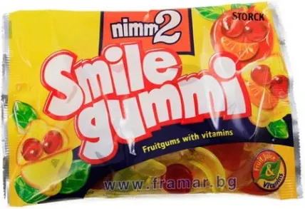 БОНБОНИ СМАЙЛГЪМИ 100ГР/ JELLYBONS SMILEGUMMI 100GR