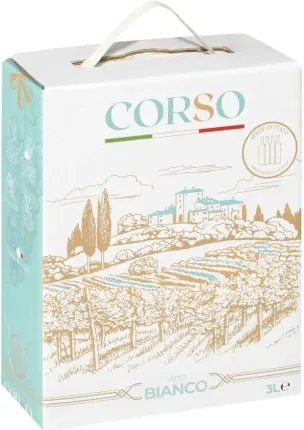 ВИНО КОРСО БЯЛО 3Л.
