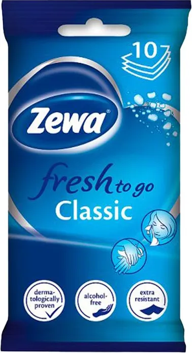 Мокри кърпи Zewa Fresh to Go Classic 10бр.